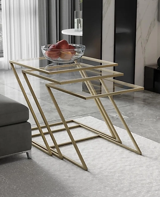 MAT GOLD Z ZİGON ŞEFFAF CAM