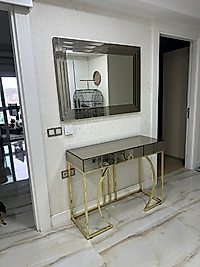 PARLAK GOLD DRESUAR TAKIMI ÇEKMECELİ