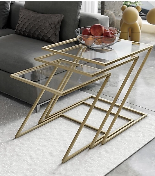 MAT GOLD Z ZİGON ŞEFFAF CAM