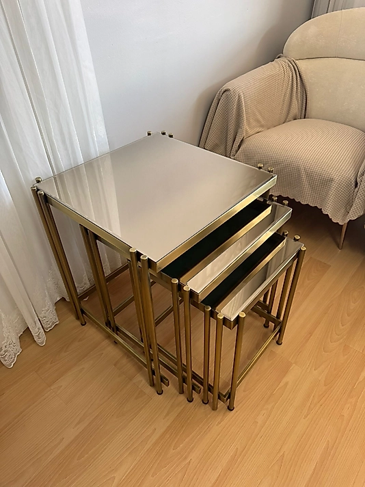 ESKİTME SÜTUN ZİGON BRONZ AYNA