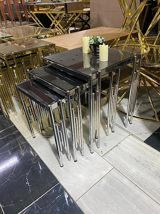 KROM SÜTUN ZİGON FÜME AYNA