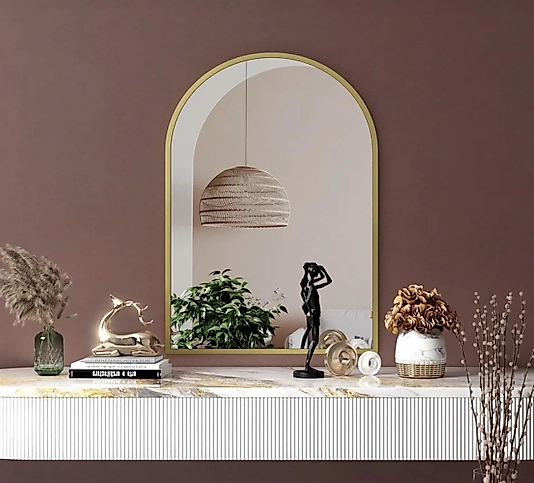 MAT GOLD KONSOL AYNASI