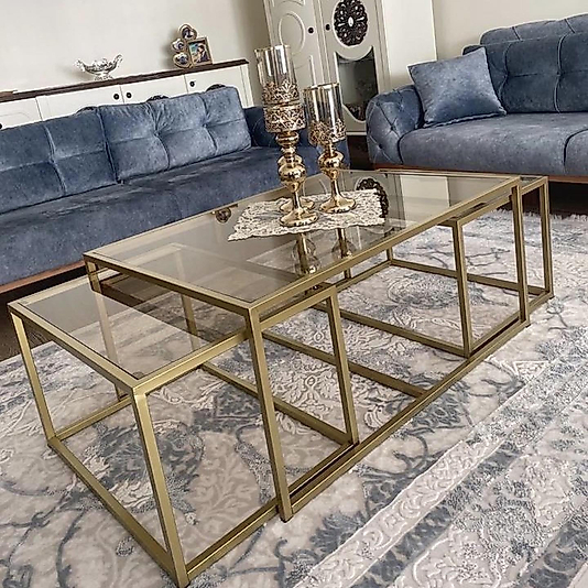 MAT GOLD 2+1 ORTA SEHPA KOMPLE BRONZ CAM