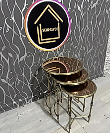ESKİTME KAPLAMA YUVARLAK TORNALI ZİGON BRONZ AYNA