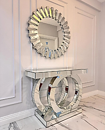 ÇİFT DAİRE GÜMÜŞ DRESUAR SETİ