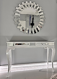 ÇİFT ÇEKMECE BEYAZ DRESUAR SETİ