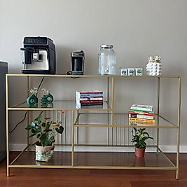 MAT GOLD ÜNİTE ŞEFAF CAM