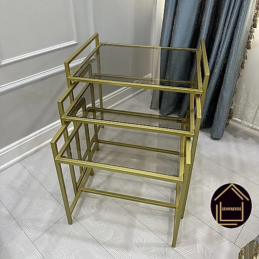 MAT GOLD TEPSİ ZİGON BRONZ CAM