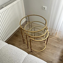 MAT GOLD BLOK ZİGON ŞEFAF CAM