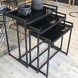 SİYAH TEPSİ ZİGON SİYAH AYNA