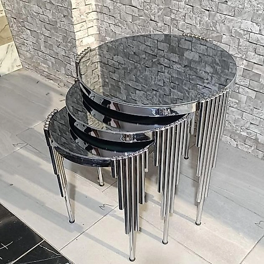 KROM PİYANO YUVARLAK ZİGON FÜME AYNA