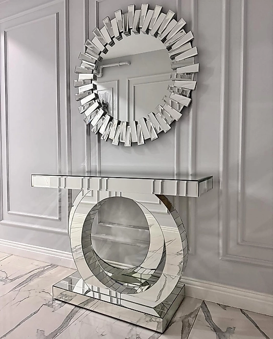 ÇİFT DAİRE GÜMÜŞ DRESUAR SETİ