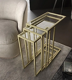 MAT GOLD DİKDÖRTGEN C ZİGON ŞEFFAF CAM